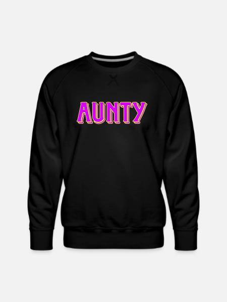 Aunty - Men's Premium Sweatshirt - black