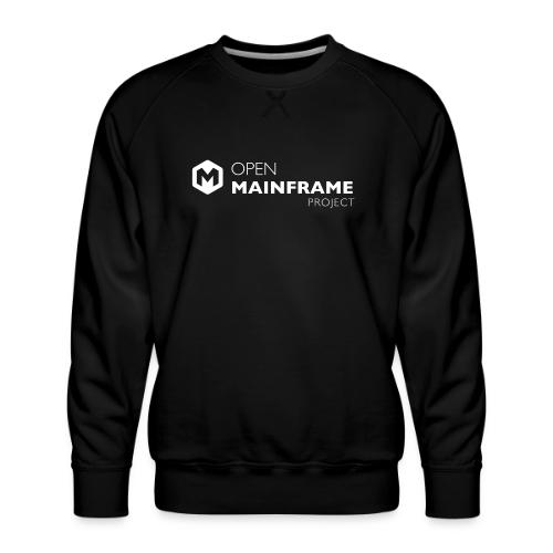 Open Mainframe Project - White Logo - Men's Premium Sweatshirt