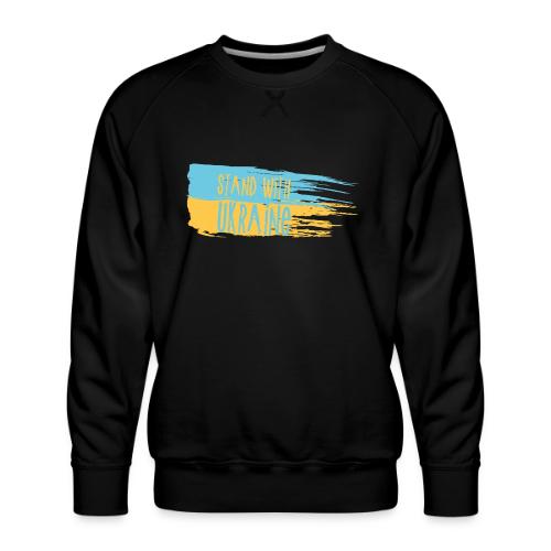 I Stand With Ukraine - Men's Premium Sweatshirt