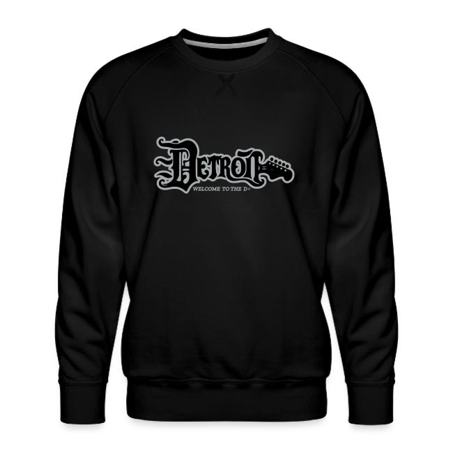 DETROIT GUITAR WTTD BLK SLR REG FONT
