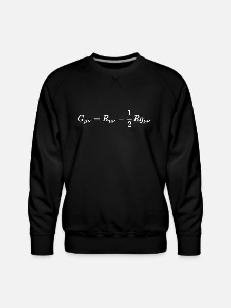 Tensor Of General Relativity - Men's Premium Sweatshirt - black