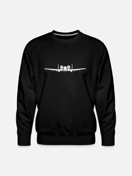 A 10A Fairchild - Men's Premium Sweatshirt - black