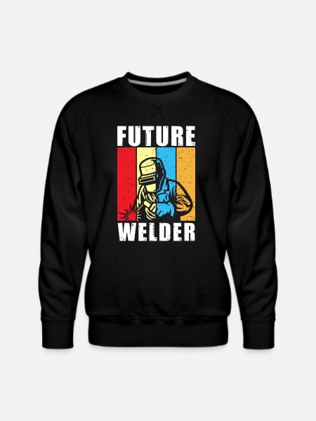 FUTURE WELDER - Men's Premium Sweatshirt - black