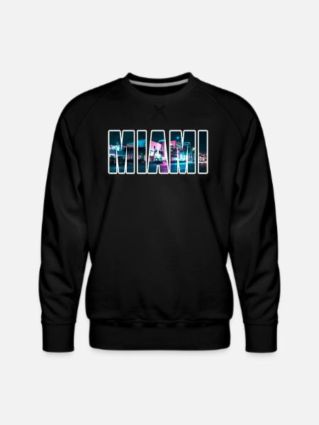 miami - Men's Premium Sweatshirt - black