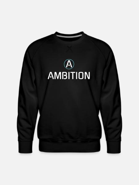 Ambition Circle - Men's Premium Sweatshirt - black