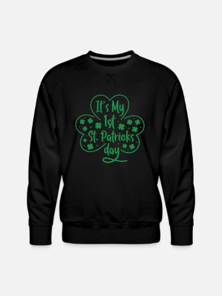 Patricks Day - Men's Premium Sweatshirt - black