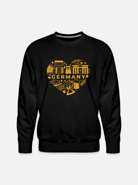 Germany - Men's Premium Sweatshirt - black