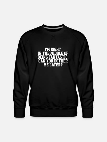 BEING FANTASTIC - Men's Premium Sweatshirt - black