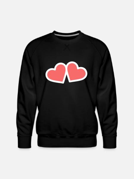 Love - Men's Premium Sweatshirt - black