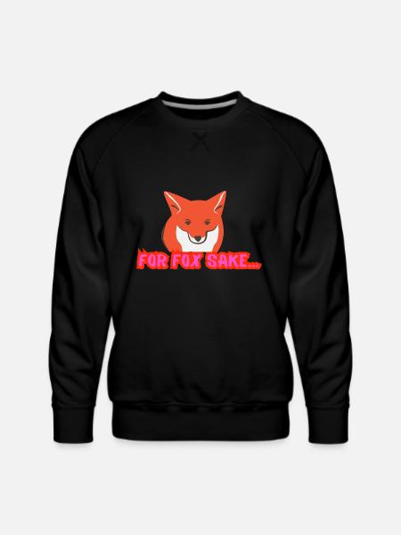 For Fox Sake - Men's Premium Sweatshirt - black