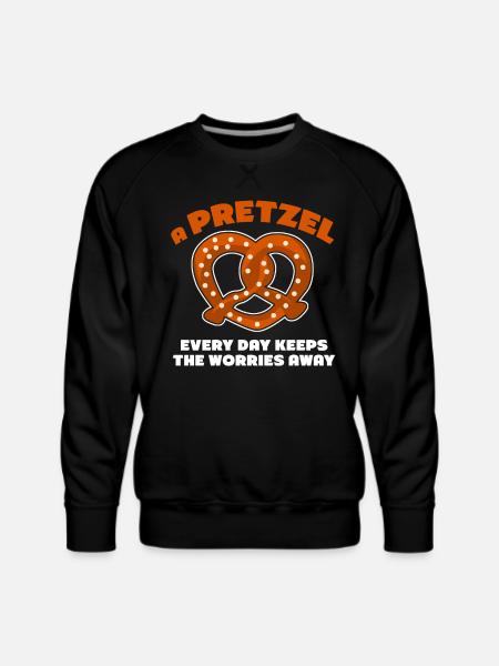 Pretzels Pretzel Bavaria - Men's Premium Sweatshirt - black