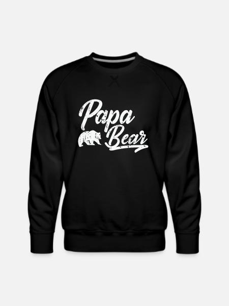 Papa Bear - Men's Premium Sweatshirt - black