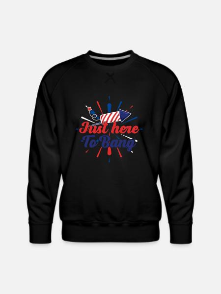 4th of july - Men's Premium Sweatshirt - black