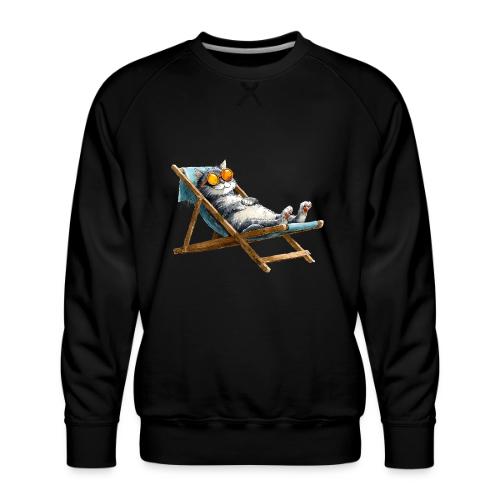 Sunshine Cat Mode - Men's Premium Sweatshirt