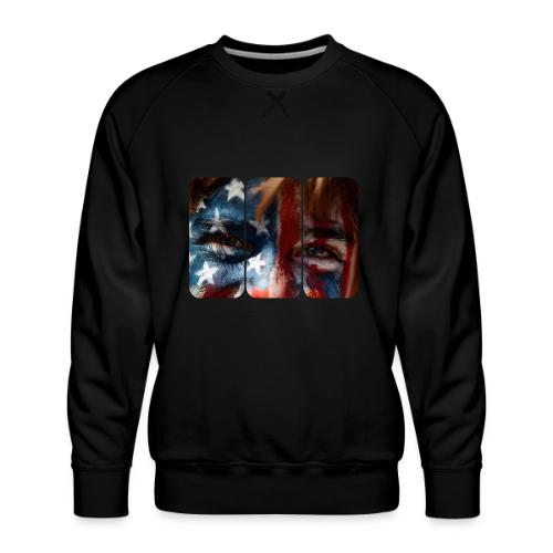 USA: Stars in Their Eyes - Men's Premium Sweatshirt