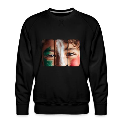 Mexico: Three Stripes of Pride - Men's Premium Sweatshirt