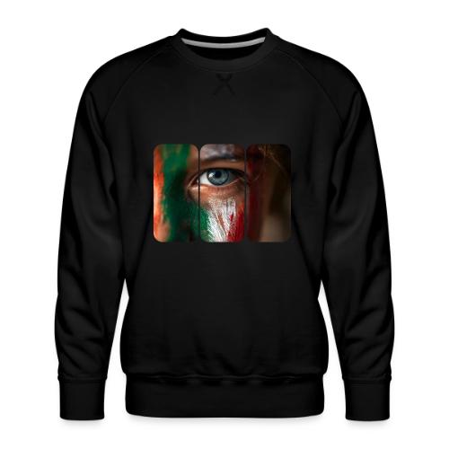 Mexico: Pride in Three Colors - Men's Premium Sweatshirt