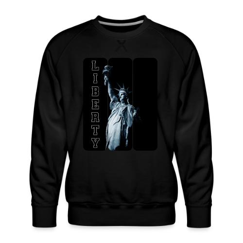 USA: Vertical Liberty - Men's Premium Sweatshirt