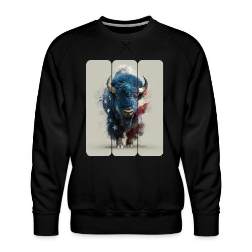 USA: Spirit of the Plains - Men's Premium Sweatshirt