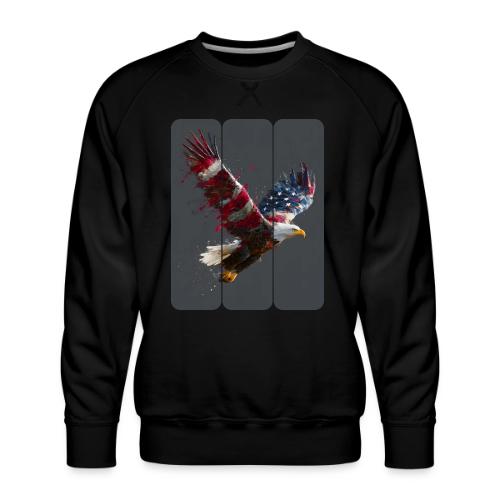 USA: Freedom in Flight - Men's Premium Sweatshirt