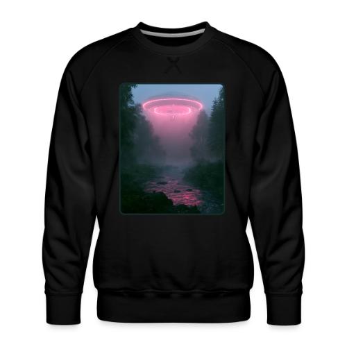 Neon UFO Forest River Design - Men's Premium Sweatshirt