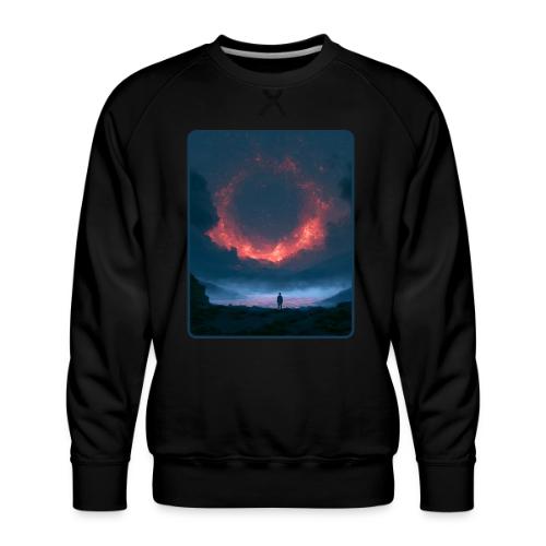 Supernova Reflection Space Scene - Men's Premium Sweatshirt