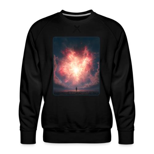 Supernova Sky Sci-Fi Artwork - Men's Premium Sweatshirt