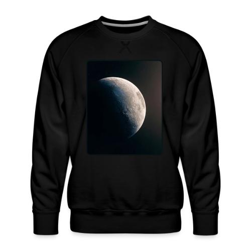 Crescent Moon Celestial Artwork - Men's Premium Sweatshirt