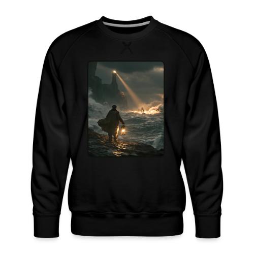 The Lone Lightkeeper's Beacon - Men's Premium Sweatshirt