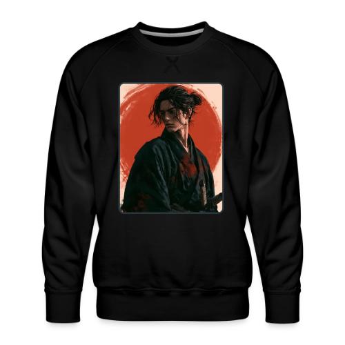 Samurai Beneath the Red Sun - Men's Premium Sweatshirt