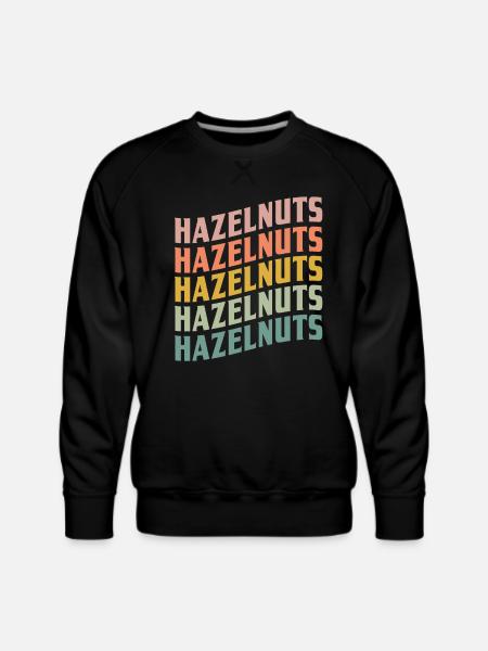 Hazelnuts - Men's Premium Sweatshirt - black