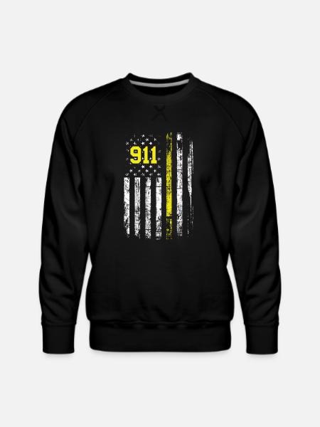 911 First USA - Men's Premium Sweatshirt - black