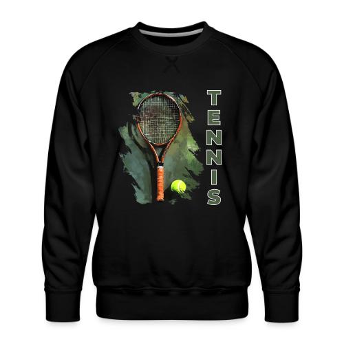 Tennis Precision Strike - Men's Premium Sweatshirt