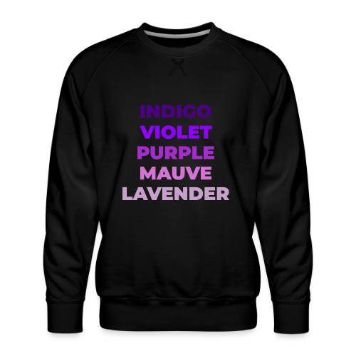 Shades of Purple - Men's Premium Sweatshirt