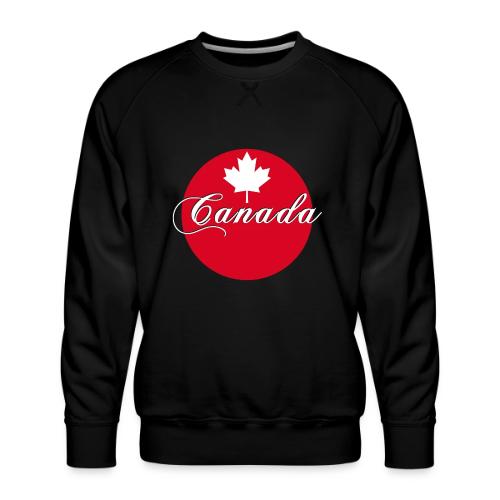 Canada in red and white - Men's Premium Sweatshirt
