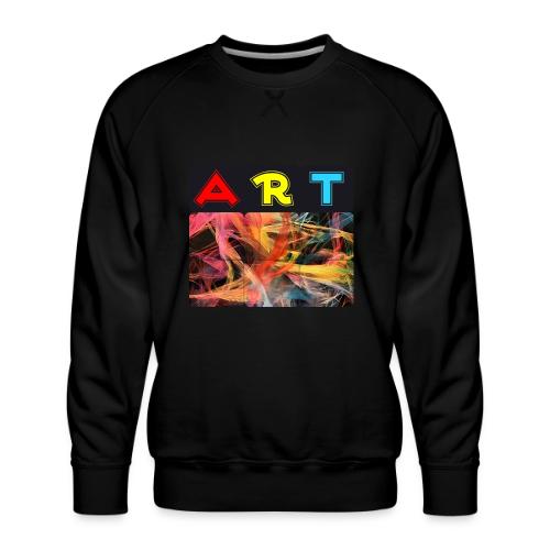 Chaotic Threads of Art - Men's Premium Sweatshirt