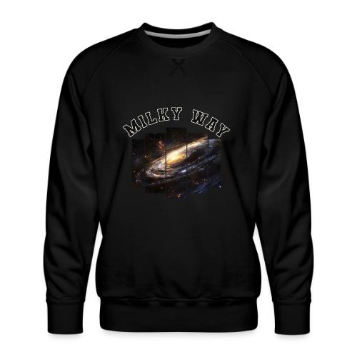 Milky way galaxy - Men's Premium Sweatshirt