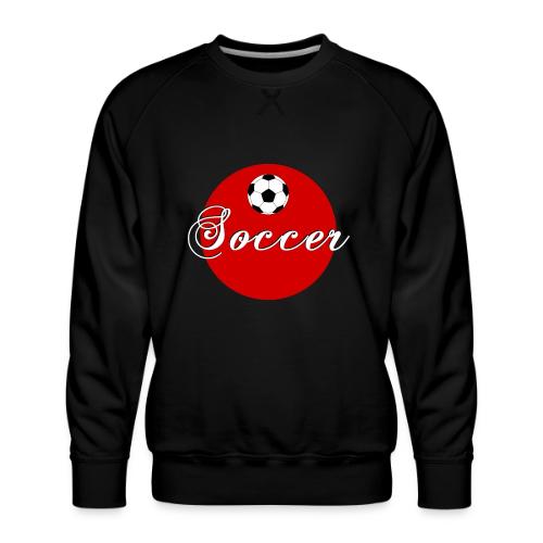 Soccer: Goal Circle - Men's Premium Sweatshirt