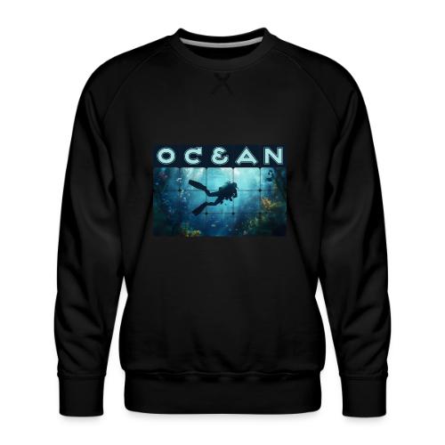 Ocean: Beneath the Blue - Men's Premium Sweatshirt