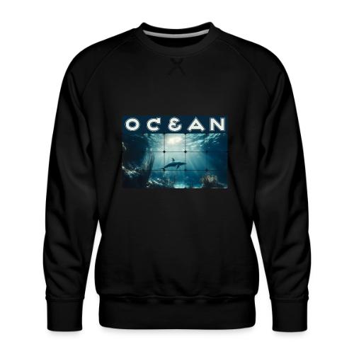 Ocean: Dolphin’s Serenity - Men's Premium Sweatshirt