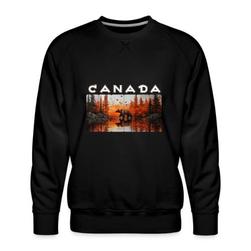 Canada Wilderness Art - Men's Premium Sweatshirt