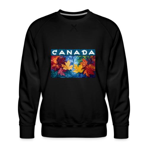 Canada in Brushstrokes - Men's Premium Sweatshirt