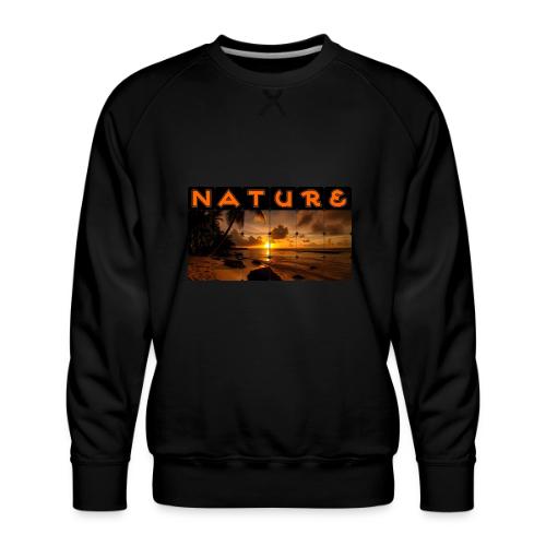Nature: Golden Hour Escape - Men's Premium Sweatshirt