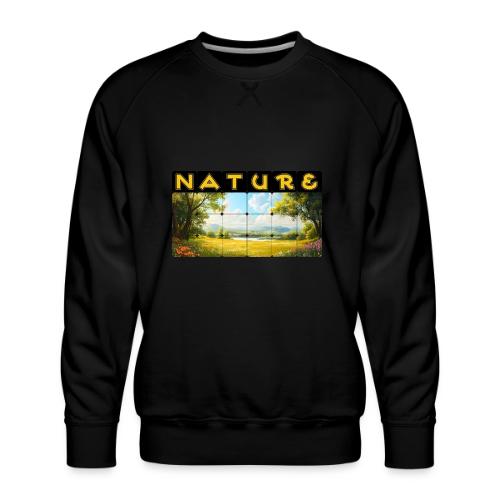 Nature: Summer Fields - Men's Premium Sweatshirt