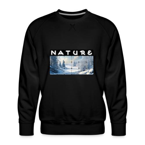 Nature: Frozen Horizon - Men's Premium Sweatshirt