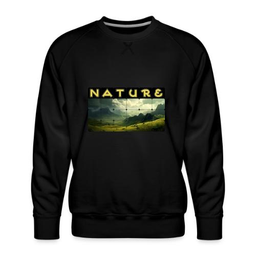 Nature: Verdant Peaks - Men's Premium Sweatshirt