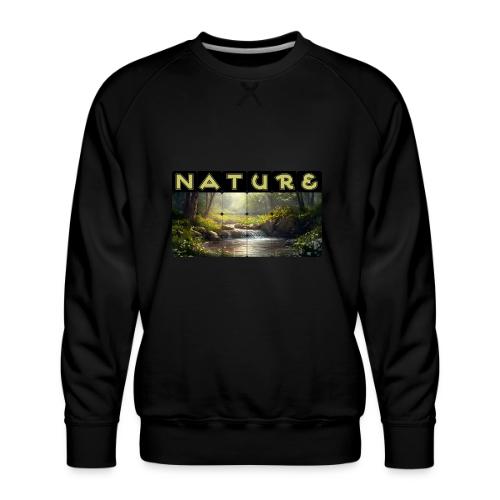 Nature: Verdant Bloom - Men's Premium Sweatshirt