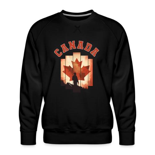 Proud Canadian Shadow - Men's Premium Sweatshirt