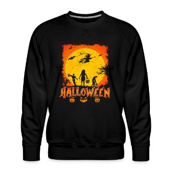 Halloween - Men's Premium Sweatshirt - black - Front