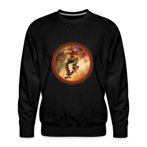 Skateboarding Mode On - Men's Premium Sweatshirt